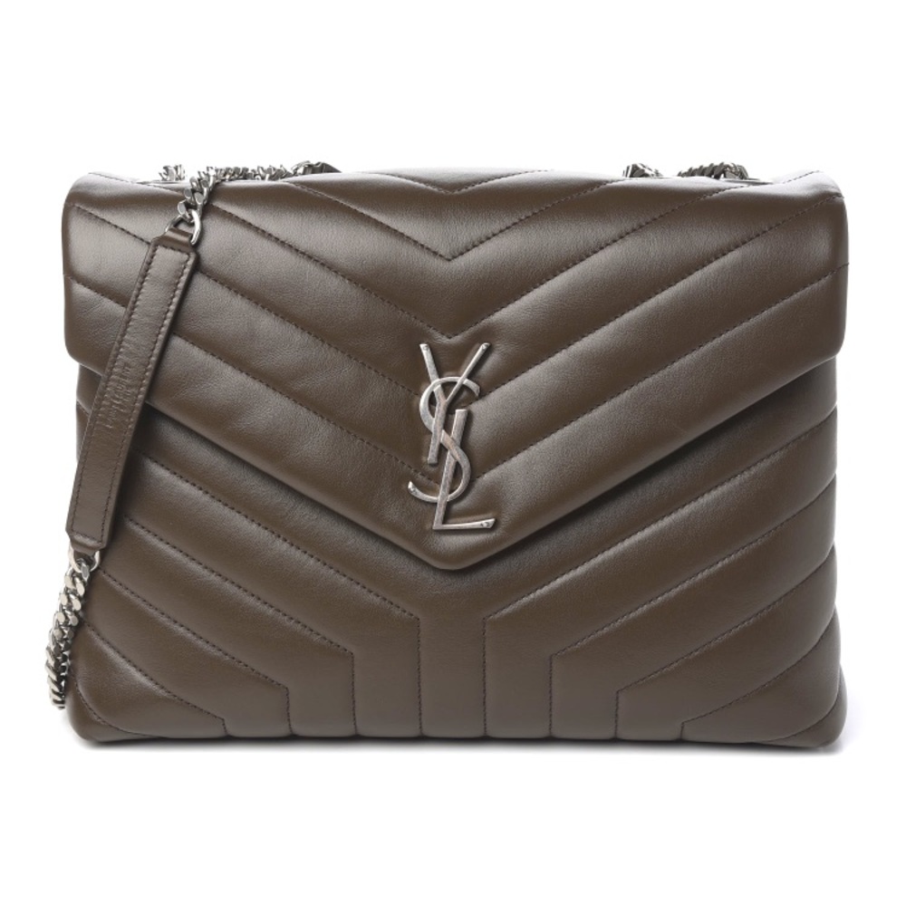 YSL Saint Laurent Medium lou lou calf flap